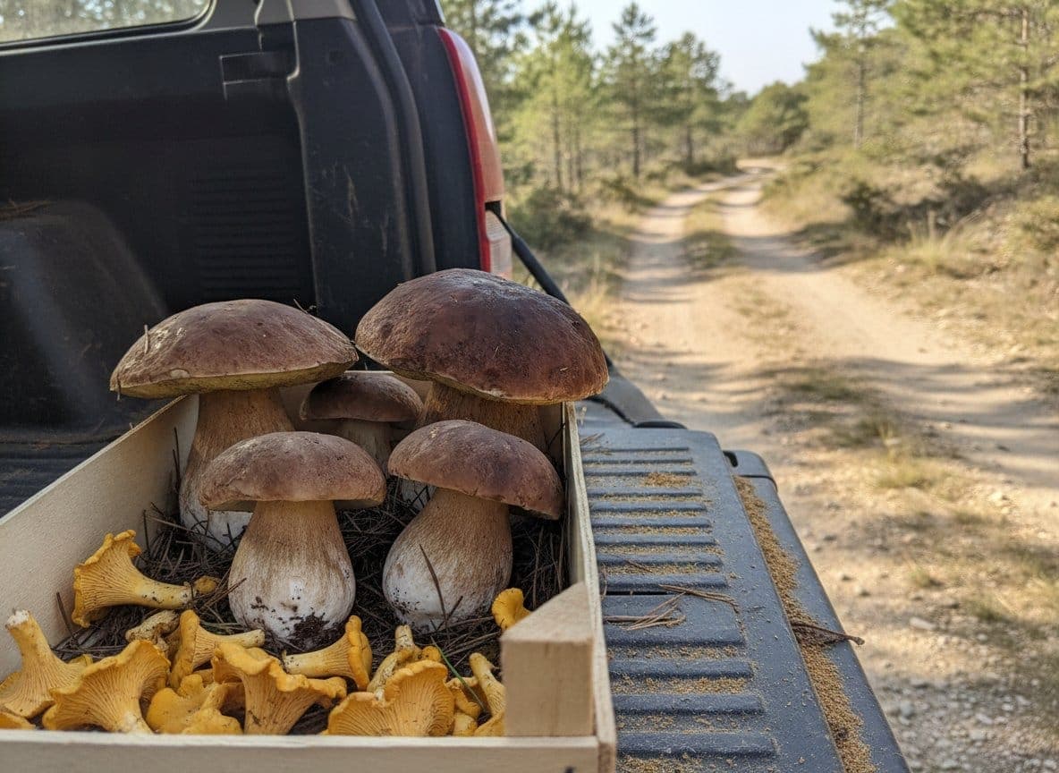 Photo de la sortie « Cèpes bronzés dans les pins, girolles en prime »