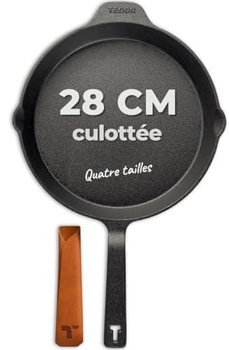 Poêle en fonte TECOR 28 cm