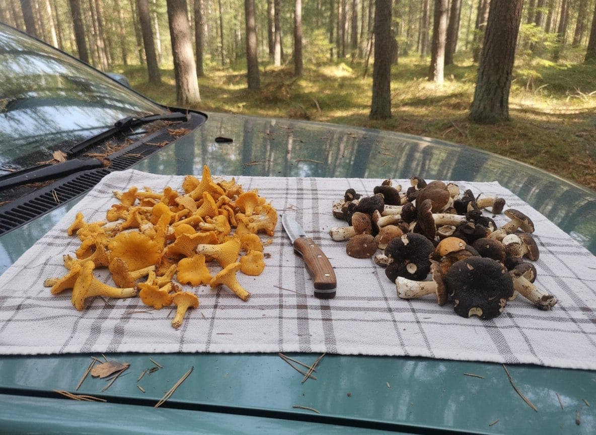 Photo de la sortie « Cèpes bronzés dans les pins, girolles en prime »